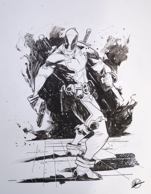 Matteo Scalera - Deadpool, In Victor H's Original Art Comic Art Gallery ...